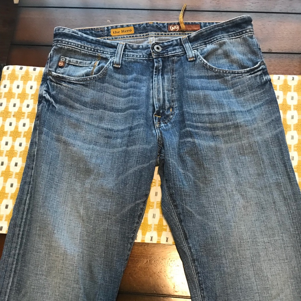 AG adriano goldschmied the hero jeans.  32x34